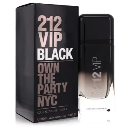 Carolina Herrera 212 Vip Black Cologne 3.4 oz Eau De Parfum Spray