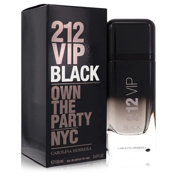 Carolina Herrera 212 Vip Black Cologne 3.4 oz Eau De Parfum Spray Carolina Herrera 212 Vip Black Cologne 3.4 oz Eau De Parfum Spray