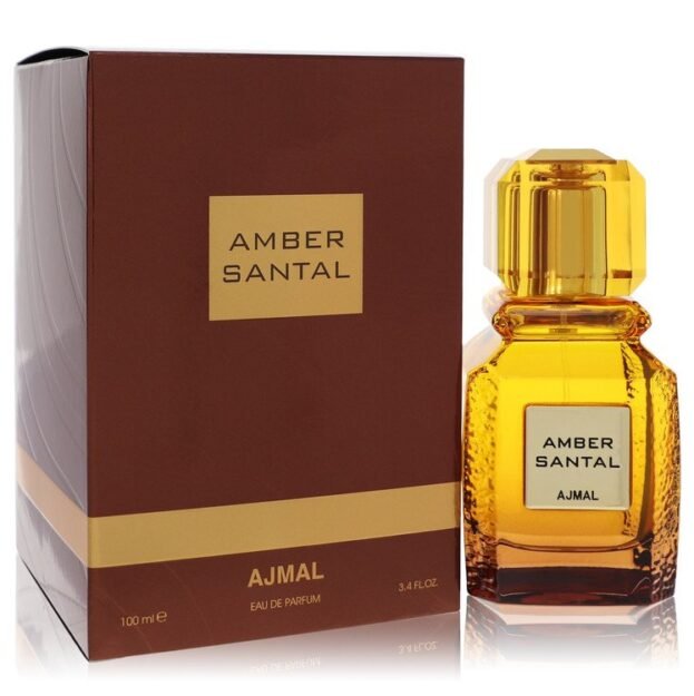 Ajmal Amber Santal Perfume 3.4 oz Eau De Parfum Spray (Unisex)