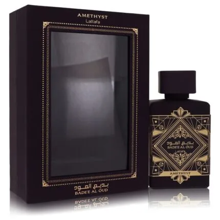 Amethyst Badee Al Oud Perfume By Lattafa 3.4 oz Eau De Parfum Spray (Unisex)