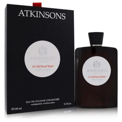 Atkinsons 24 Old Bond Street Triple Extract Cologne 3.3 oz Eau De Cologne Concentree Spray