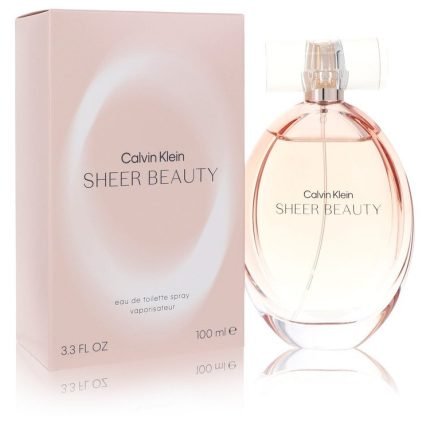 Calvin Klein Sheer Beauty Perfume 3.4 oz Eau De Toilette Spray