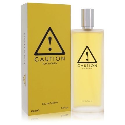 Kraft Caution Perfume 3.4 oz Eau De Toilette Spray