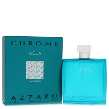 Azzaro Chrome Aqua 3.4 oz Eau De Toilette Spray
