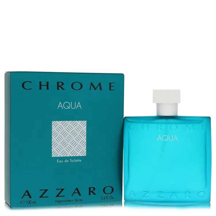Azzaro Chrome Aqua 3.4 oz Eau De Toilette Spray Azzaro Chrome Aqua 3.4 oz Eau De Toilette Spray
