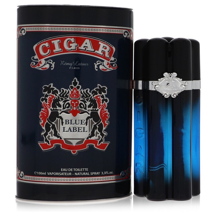 Remy Latour Cigar Blue Label Cologne 3.3 oz Eau De Toilette Spray Remy Latour Cigar Blue Label Cologne 3.3 oz Eau De Toilette Spray