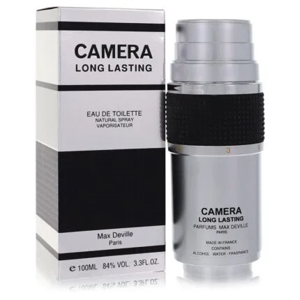 Max Deville Camera Long Lasting Cologne 3.4 oz Eau De Toilette Spray