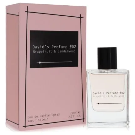 David Dobrik David’S Perfume #02 Grapefruit & Sandalwood Perfume 2 oz Eau De Parfum Spray (Unisex)