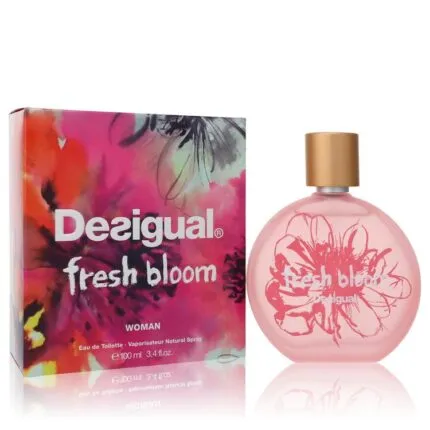 Desigual Fresh Bloom Perfume 3.4 oz Eau De Toilette Spray