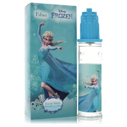 Disney Frozen Elsa Perfume 3.4 oz Eau De Toilette Spray (Castle Packaging)