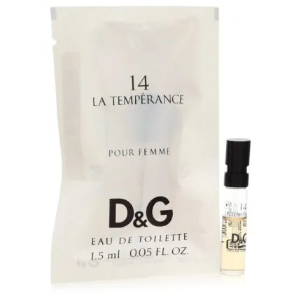 Dolce and Gabbana La Temperance 14 Perfume 0.05 oz Vial (Sample)
