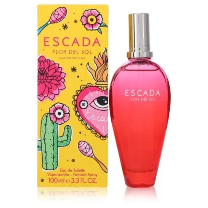 Escada Flor Del Sol Perfume 3.4 oz Eau De Toilette Spray (Limited Edition)