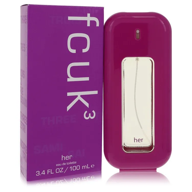 French Connection Fcuk 3 Perfume 3.4 oz Eau De Toilette Spray