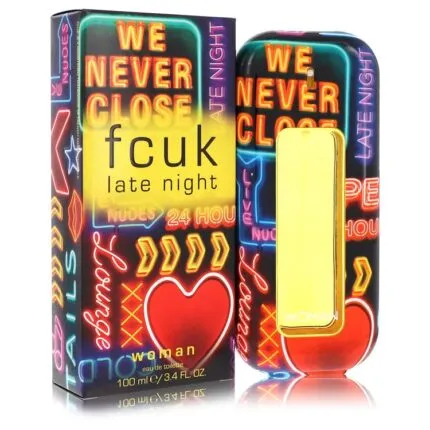 French Connection Fcuk Late Night Perfume 3.4 oz Eau De Toilette Spray