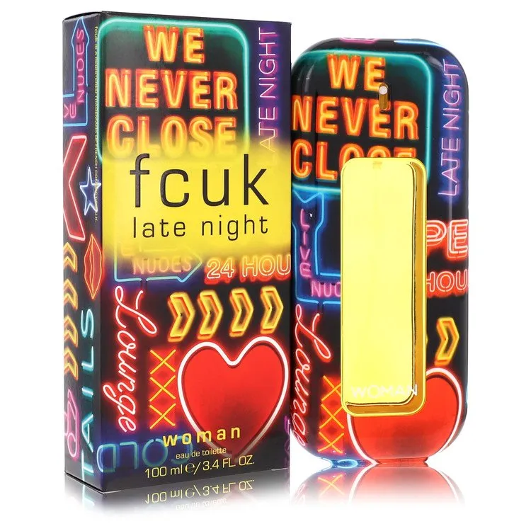 French Connection Fcuk Late Night Perfume 3.4 oz Eau De Toilette Spray