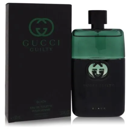 Gucci Guilty Black Cologne 3 oz Eau De Toilette Spray