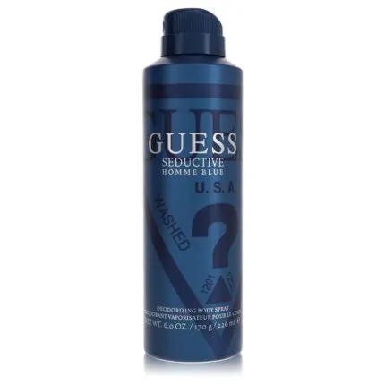 Guess Seductive Homme Blue Cologne 6 oz Body Spray