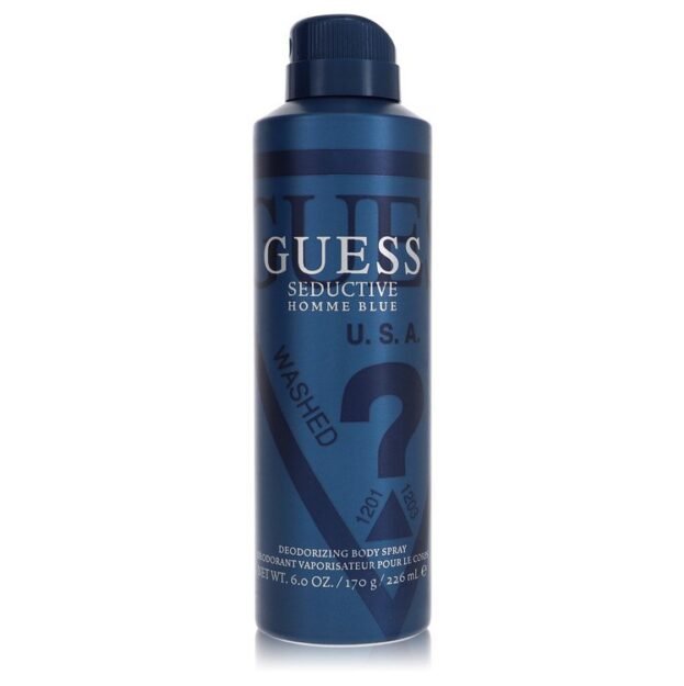 Guess Seductive Homme Blue Cologne 6 oz Body Spray