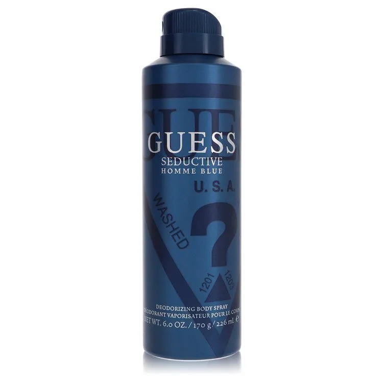 Guess Seductive Homme Blue Cologne 6 oz Body Spray