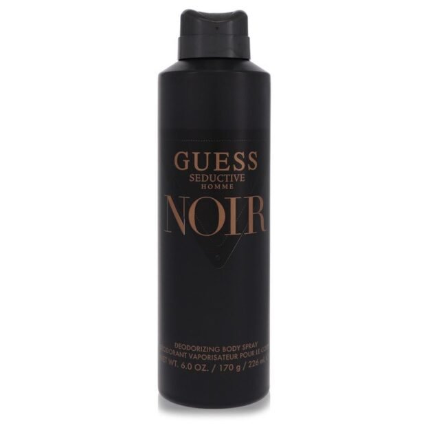 Guess Seductive Homme Noir Cologne 6 oz Body Spray