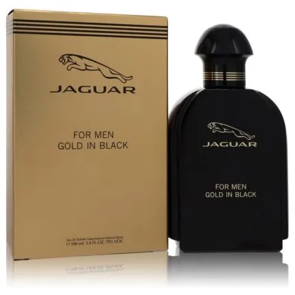 Jaguar Gold In Black Cologne 3.4 oz Eau De Toilette Spray