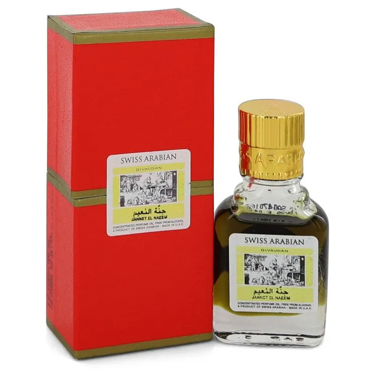 Jannet El Naeem Perfume By Swiss Arabian 0.3 oz Concentrated Perfume Oil Free From Alcohol (Unisex)