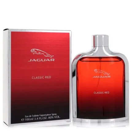 Jaguar Classic Red Cologne 3.4 oz Eau De Toilette Spray