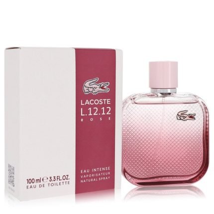 Lacoste Eau De Lacoste L.12.12 Rose Eau Intense Perfume 3.3 oz Eau De Toilette Spray