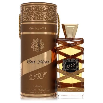 Oud Mood Elixir Cologne By Lattafa 3.4 oz Eau De Parfum Spray (Unisex)