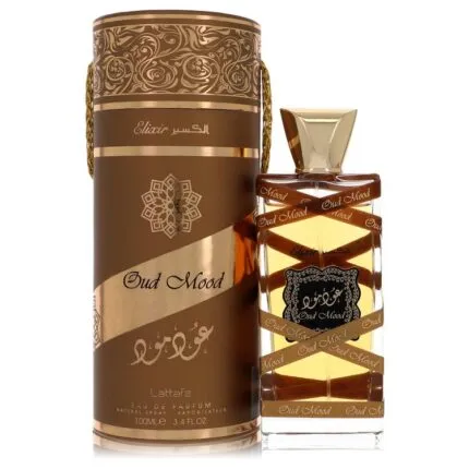 Oud Mood Elixir Cologne By Lattafa 3.4 oz Eau De Parfum Spray (Unisex)