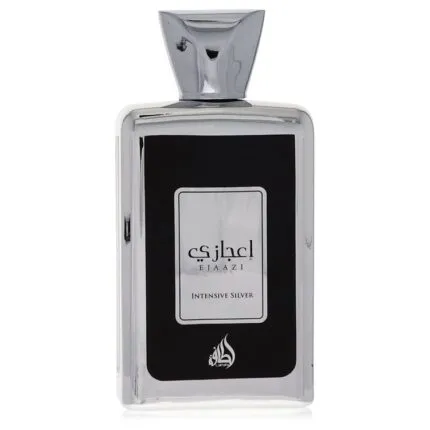 Ejaazi Intensive Silver Perfume By Lattafa 3.4 oz Eau De Parfum Spray (Unisex unboxed)