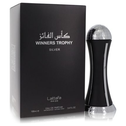 Pride Winners Trophy Silver Cologne By Lattafa 3.4 oz Eau De Parfum Spray