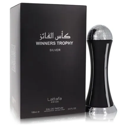 Pride Winners Trophy Silver Cologne By Lattafa 3.4 oz Eau De Parfum Spray