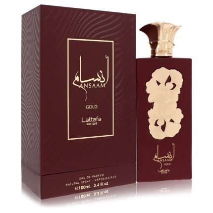 Pride Ansaam Gold Perfume By Lattafa 3.4 oz Eau De Parfum Spray (Unisex)