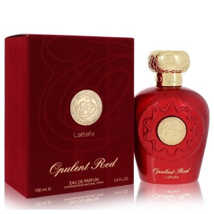 Opulent Red Perfume By Lattafa 3.4 oz Eau De Parfum Spray