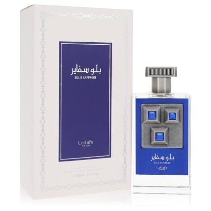 Pride Blue Sapphire Cologne By Lattafa 3.4 oz Eau De Parfum Spray (Unisex)
