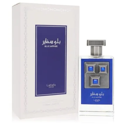 Pride Blue Sapphire Cologne By Lattafa 3.4 oz Eau De Parfum Spray (Unisex)