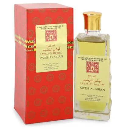 Layali El Rashid Perfume 3.2 oz Concentrated Perfume Oil Free From Alcohol (Unisex)