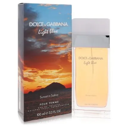 Dolce & Gabbana Light Blue Sunset In Salina Perfume 3.4 oz Eau De Toilette Spray