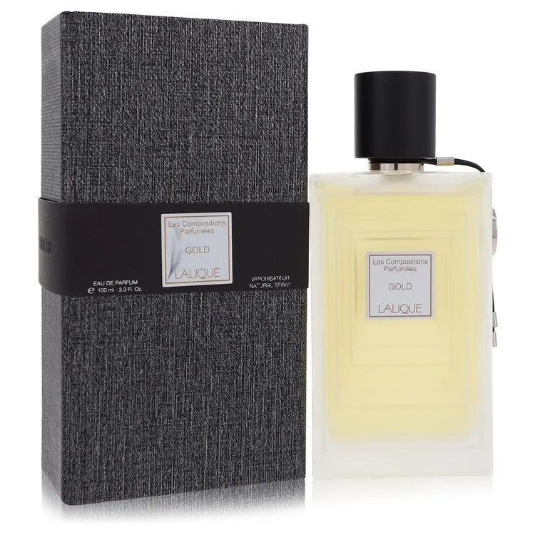 Les Compositions Parfumees Gold Perfume By Lalique 3.3 oz Eau De Parfum Spray Les Compositions Parfumees Gold Perfume By Lalique 3.3 oz Eau De Parfum Spray