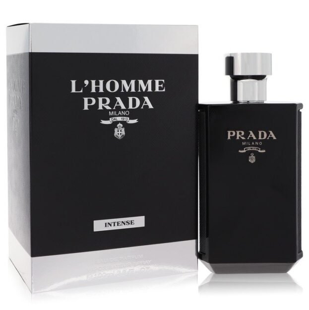 Prada L'Homme Intense Cologne 3.4 oz Eau De Parfum Spray