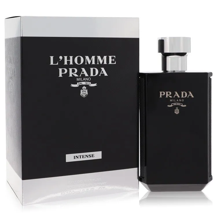 Prada L'Homme Intense Cologne 3.4 oz Eau De Parfum Spray Prada L'Homme Intense Cologne 3.4 oz Eau De Parfum Spray
