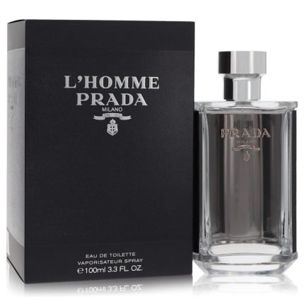 Prada L'Homme Cologne 3.4 oz Eau De Toilette Spray