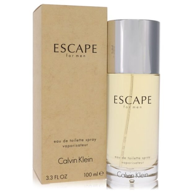 Calvin Klein Escape Cologne 3.4 oz Eau De Toilette Spray