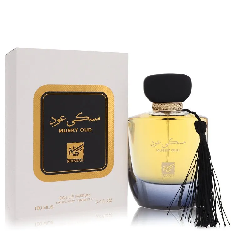 Musky Oud Cologne By Rihanah 3.4 oz Eau De Parfum Spray (Unisex)