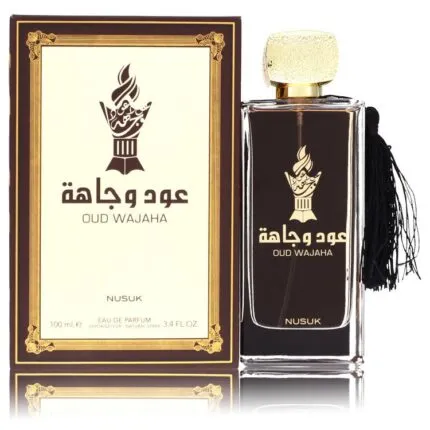 Nusuk Oud Wajaha Cologne 3.4 oz Eau De Parfum Spray (Unisex)