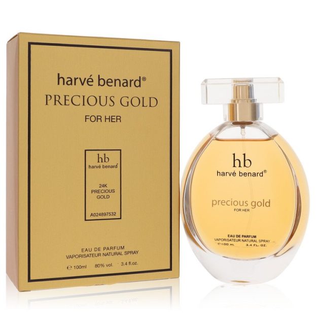 Harve Benard Precious Gold Perfume 3.4 oz Eau De Parfum Spray