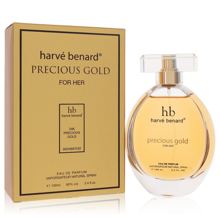 Harve Benard Precious Gold Perfume 3.4 oz Eau De Parfum Spray Harve Benard Precious Gold Perfume 3.4 oz Eau De Parfum Spray