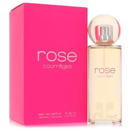 Courreges Rose De Courreges Perfume 3 oz Eau De Parfum Spray (New Packaging)