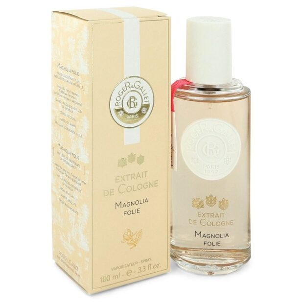 Magnolia Folie Perfume By Roger & Gallet 3.3 oz Extrait De Cologne Spray